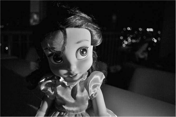Black White Doll